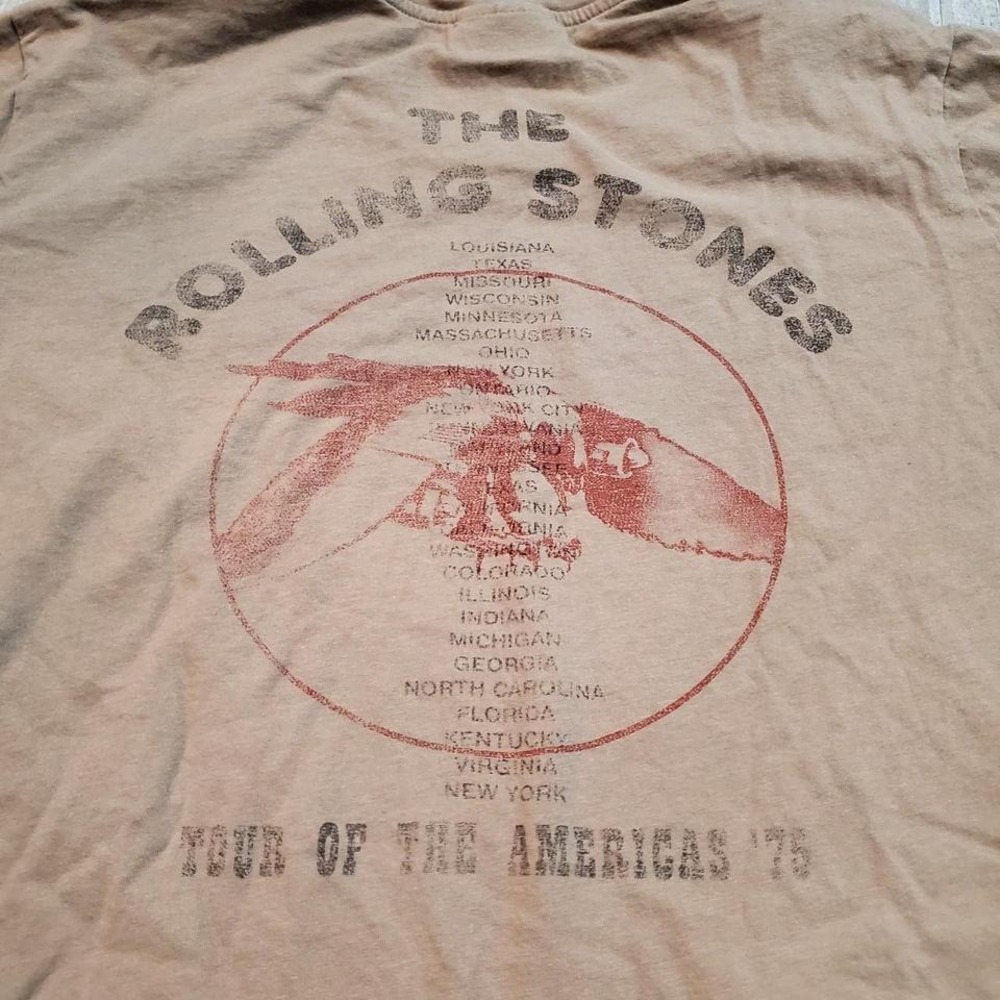 The Rolling Stones Women's Large bling double sided‎ graphic t-shirt - Picture 4 of 7